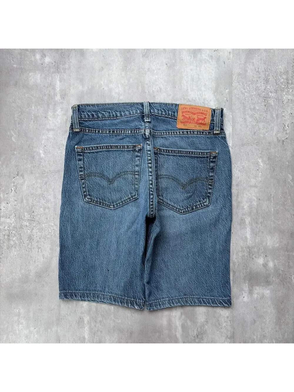 Y2K Blue Levi’s Grunge Skater Loose  Denim Jorts